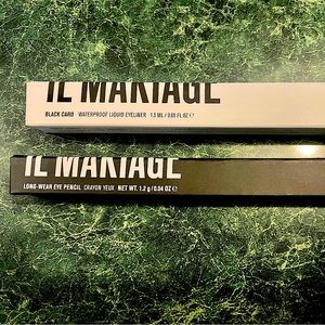 Ik Makiage Black Card Waterproof Eyeliner & Long Wear Eye Pencil in Oreo